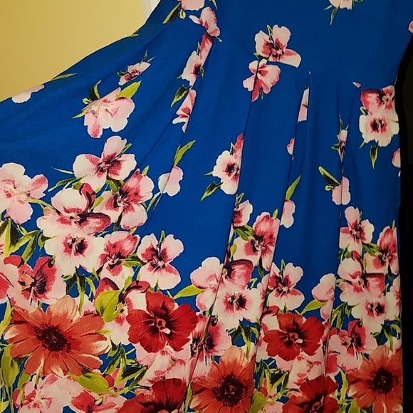 HTF GORGEOUS XL Lularoe Amelia Dress - Picture 2 of 4